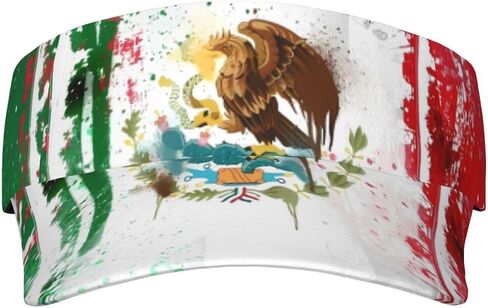 Flag Pattern Visor Hats for Women & Men, Sport Empty Top Baseball Cap for Outdoor Tennis Golf Running in Saudi Arabia