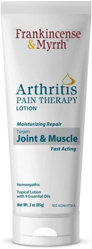 FRANKINCENSE & MYRRH Arthritis Pain Therapy Lotion – Pain Relief Creams and Hydrating Skin Repair, Body Pain Reliever for Sciatica, Lower Back, Neck, Hands and Shoulders, 6 Ounces - 2 Pack in Kuwait