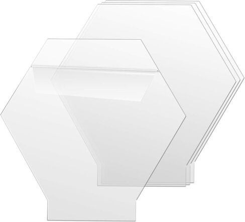 Gartful 4PCS Acrylic Sheets for Light Base, Clear Cast Plexiglass Board, 0.08"(2mm) Thick Plastic Glass Panel with Protective Film for LED Light Base, Table Sign, DIY Display Project, Rectangle in Kuwait