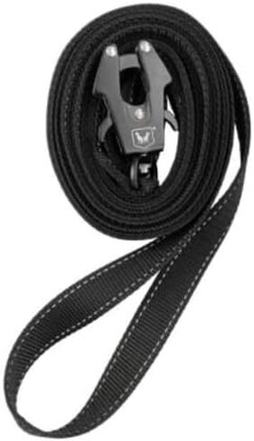 Boss Dog Tactical Nylon Tracking Leash (Black) 20 FT x 1" with HANDLE BLACK in Saudi Arabia