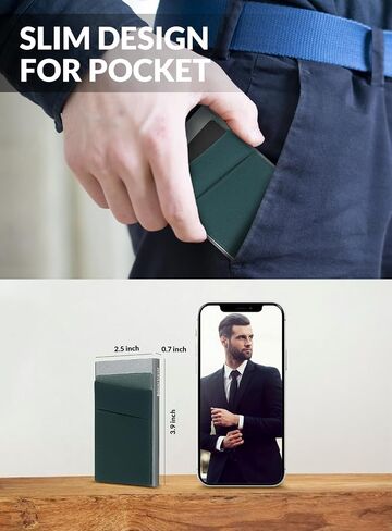 Boxiki Travel RFID Blocking Men Wallet - Aluminium Minimalist Credit Card Holder Fits 6 Cards & Notes - Pop Up Metal Card Wallet with Sleek Gray Design in Saudi Arabia