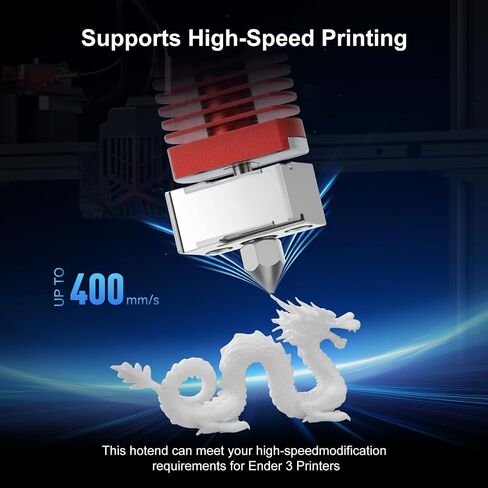 Upgraded All Metal Hotend 3D Printer Parts,Support 300℃ High Temperature High Speed Printing, Assembled Hotend Nozzles Extruder Kit Fits Ender3/Pro/V2/Max/Ender 5/ Pro/Plus/CR10 Voron in Saudi Arabia
