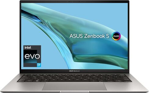ASUS 2024 Zenbook S 13 OLED Laptop, 13.3" OLED 3K 60Hz Display, Intel Evo Certified, Intel Core Ultra 7 155U CPU, Intel Graphics, 16GB RAM, 512GB SSD, Windows 11 Home, Basalt Gray, UX5304MA-ES71 in Saudi Arabia