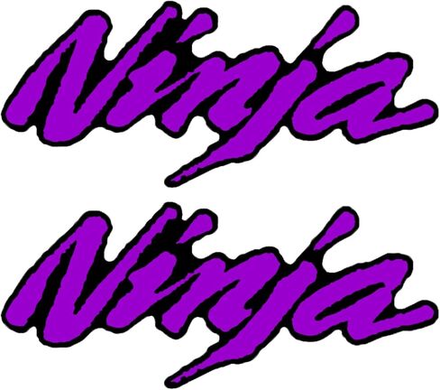 ملصق لاصق للدراجة النارية المسطحة المسطحة متوافق مع Kawasaki Ninja ZX6R ZX10R ZX9R ZX12R ZX14R 300 400 650 1000 (أسود وأحمر)، عبوة من قطعتين in Kuwait