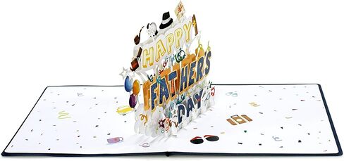 بطاقة عيد الأب السعيد من CUTPOPUP، بطاقة تهنئة ثلاثية الأبعاد، بطاقة عيد الأب للأب، الأب في القانون، الجد، الزوج، الرجال، الابن (نص يوم الأب السعيد) in Kuwait