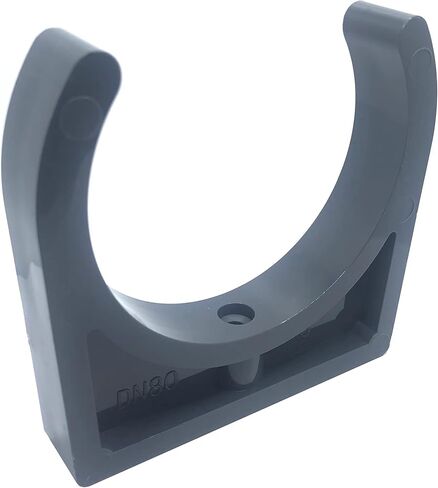 PVC Pipe Clamps Clips for 50mm/1.97 Inch OD U-Hook TV Trays Tubing Hose Hanger Support Pex Tubing Dark Grey 5pcs in Saudi Arabia