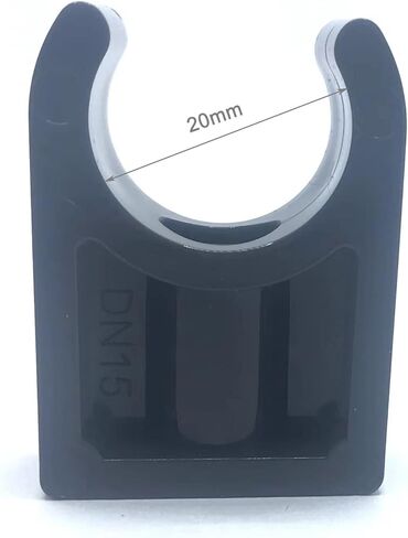 مشابك أنابيب PVC لـ 50 مم/1.97 بوصة OD U-Hook صواني تلفزيون أنابيب خرطوم شماعات دعم أنابيب Pex رمادي داكن 5 قطعة in Kuwait