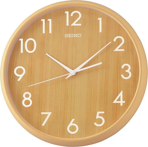 Seiko Shinrin Wall Clock, Dark Brown in Saudi Arabia