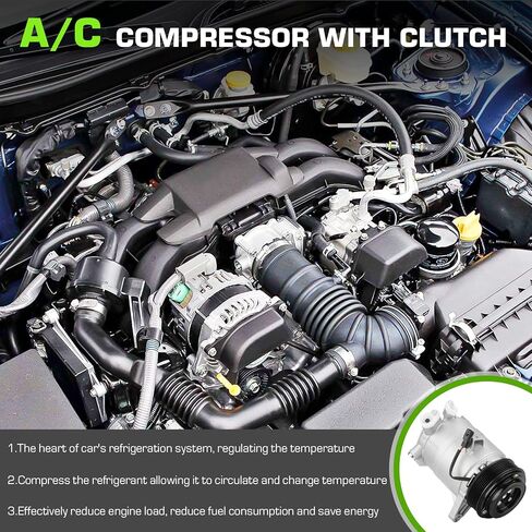 A/C كومبرسور لتكييف السيارة مخلب صالح لنيسان لمورانو 3.5L 2003-2007 03 04 05 06 07 ل كويست 3.5L 2004-2009 04 05 06 07 08 09 in Saudi Arabia
