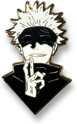 GOJO PIN GOJO ENAMEL PIN GOJO SATORU PINS GOJO FIGURE PIN COLLECTIBLE GOJO MERCH JJK PINS GOJO SENSEI MERCH in Saudi Arabia