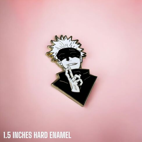 GOJO PIN GOJO ENAMEL PIN GOJO SATORU PINS GOJO FIGURE PIN COLLECTIBLE GOJO MERCH JJK PINS GOJO SENSEI MERCH in Saudi Arabia