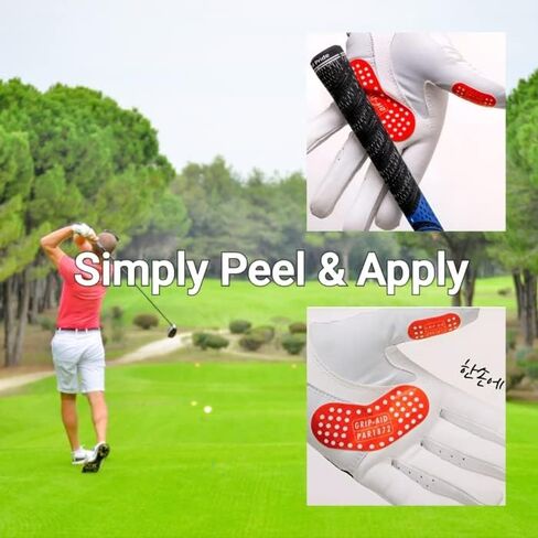 GripAid Golf Tape for Fingers Club and Gloves Prevent Golf Blisters Anti Slip Solution Golf Grip Tape No Sticky Residue Behind - Made in Korea in Saudi Arabia