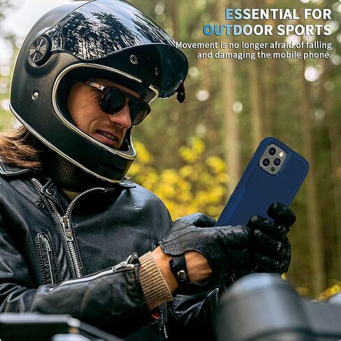 حافظة Tksafy مصممة لهاتف iPhone 13 Pro Max، غطاء حماية متين مقاوم للصدمات من ثلاث طبقات مع درع مطاطي كامل الجسم لحماية ضد السقوط لهاتف iPhone 13 Pro Max، وردي in Kuwait