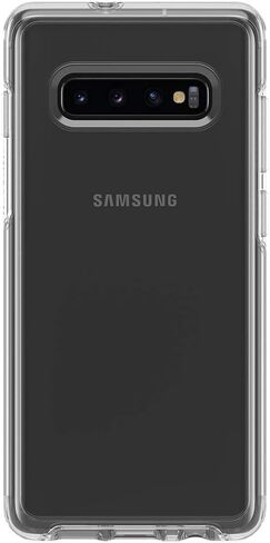 حافظة OtterBox SYMMETRY SERIES لهاتف Galaxy S10+ - عبوة البيع بالتجزئة - بولي كربونات، ماصة للصدمات، أسود in Saudi Arabia