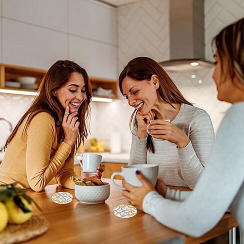 Car Coasters for Cup Holders-Black Cat Moon Absorbent Ceramic Coaster with Cork Back, Car Accessories Gifts for Men Women, 2PCS Universal Anti Slip Car Accessories, Cup Mat for Most Car Interior in Kuwait