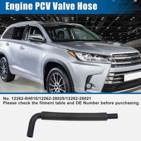 X AUTOHAUX Engine Valve Hose for Toyota Matrix 2009-2013 2.4L L4-Gas Replace No.12262-0H010/12262-28020/12262-28021 in Saudi Arabia