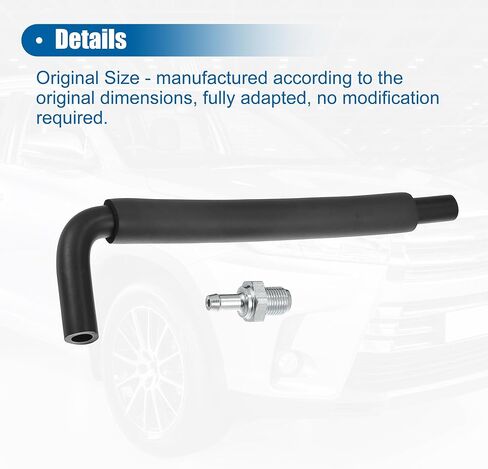 X AUTOHAUX Engine Valve Hose for Toyota Matrix 2009-2013 2.4L L4-Gas Replace No.12262-0H010/12262-28020/12262-28021 in Saudi Arabia
