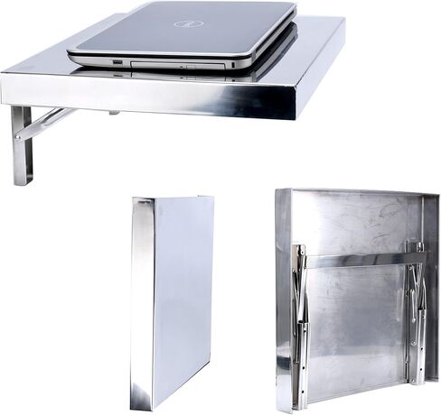 Amarine Made Workstation, Stainless Steel Wall-Mount Folding Wall Desk for Laptop,PC Desk in Saudi Arabia