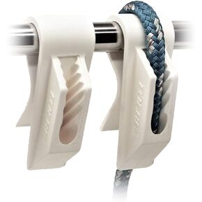 Folbe Boat Fender Hanger Adjuster Clip (Sold in Pairs) - Fits 1" (25 mm) Rails - White