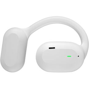 Single Ear-Hook Style Wireless Bluetooth Headset, Non in Ear Headphones, Right Over-Ear Hook Sports Earphones, Touch Control Business Headsets (Black)