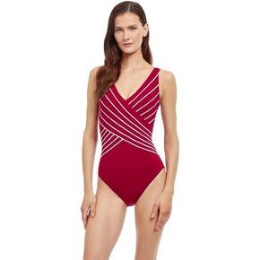 Gottex Women's Embrace V Neck Surplice One Piece Swimsuit in Saudi Arabia