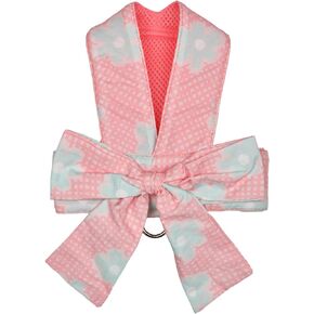 Pinkaholic New York Roselin Dog Harness Fashionable Cute Spring Summer Harness for Small Dogs, Pink, Large