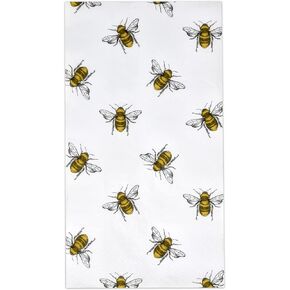 Gift Boutique 100 Bee Guest Napkins 3 Ply Disposable Paper Pack Honey Bumble Bees Dinner Hand Napkin for Happy Bee Day Bathroom Powder Room Wedding Summer Spring Bridal Baby Shower Decorative Towels