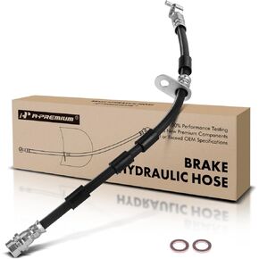 A-Premium Front Passenger Brake Hydraulic Hose Compatible with Select Ford Models - Fiesta 2011-2019 - Replace# D2BZ2078C