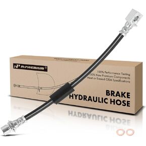 A-Premium Rear Driver Outer Brake Hydraulic Hose Compatible with Select Chevy and GMC Models - Silverado 3500 HD 2011-2012, Sierra 3500 HD 2011-2017, with Dual Rear Wheels - Replace# 20932370