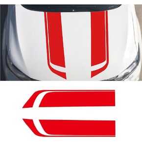 Car Hood Decal Sticker DBS002 Universal Hood Racing Body Side Vinyl Modified Stripe Exterior Decal Decoration Black