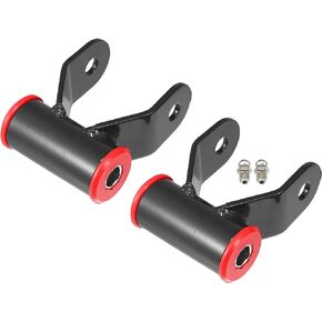 X AUTOHAUX 1 Pair Rear Leaf Spring Shackle Kit 412120 for Dodge for Ram 1500 3.7L 3.9L 4.7L 5.7L 5.9L 8.3L 2002-2008 Pick Up Leaf Spring