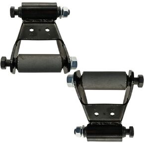 TRQ Rear Leaf Spring Shackle Repair Kit Pair Compatible with F150 F250 Pickup Truck E150 E250