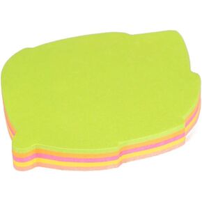 600 Sheet 3 x 3inch Cute Shape Sticky Note Pads Notepads Office Supplies Products Memo Pad Portable Paper Self-Stick Notes (Heart Shape)
