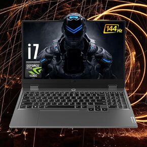 Lenovo LOQ i7 Gaming Laptop, 15.6" FHD 144Hz, i7-13650HX (Beats i9-12900H), GeForce RTX 4060 (Boost Clock 2370MHz), 64GB DDR5 RAM, 2TB SSD, Backlit KB, RJ-45, Wi-Fi 6, Windows 11 Home, Grey