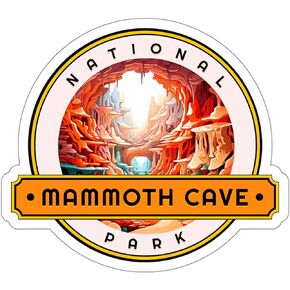 Mammoth Cave Kentucky Sticker Adventure Souvenir Decal Vinyl Small Waterproof for Water Bottle Mug Passport Scrapbook Notebook Laptop Tumbler Skateboard Computer Phone 4"