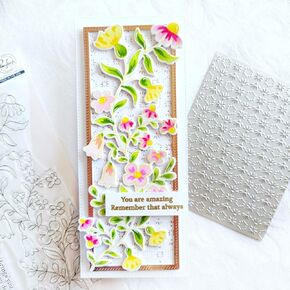 PINKFRESH STUDIO Wildflower PINKFRESH Stamp 4X12