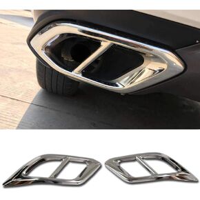 Beautost Fit for Lexus RX350 RX450H 2016 2017 2018 2019 2020 2021 2022 Exhaust Muffler Pipe Tip Modling Cover Trims Stainless Steel