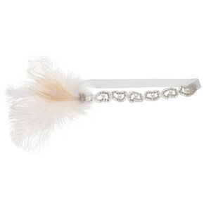 FRCOLOR Ladies Headbands Headpiece 1920s Flapper Headband Roaring 20s Headpiece Great Flapper Headband Headpiece with Crystal, One Size (Purple) Great Headband Beaded Headband