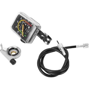 Bike Speedometer Bicycle Odometer Cycling Computer, Mountain Bike Mechanical Odometer Waterproof Bike Computer Mountain Bicycle Code Table Bike Mechanical Code Table