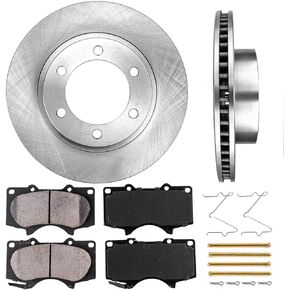 Callahan Front Brake Kit for Toyota 4Runner Tacoma FJ Cruiser Brakes Rotors Ceramic Brake Pads Replacement : 12.56" inch Rotor