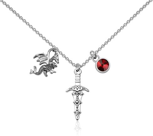 Fourth Wing Merch Bookish Dragon Rider Necklace Fantasy Book Lover Gifts Dragon Lover Gift Dark Romance Reader Gift in Saudi Arabia