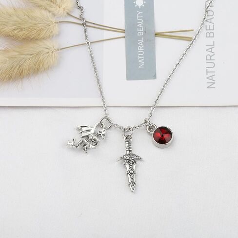 Fourth Wing Merch Bookish Dragon Rider Necklace Fantasy Book Lover Gifts Dragon Lover Gift Dark Romance Reader Gift in Saudi Arabia