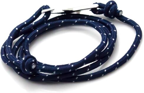 Fashion White Alloy Shark Tail Hook Colorful Rope Link Bracelet,Style.1 in Kuwait