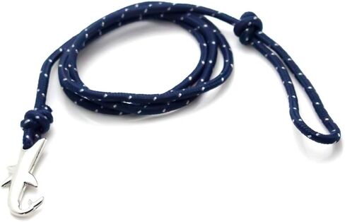 Fashion White Alloy Shark Tail Hook Colorful Rope Link Bracelet,Style.1 in Kuwait