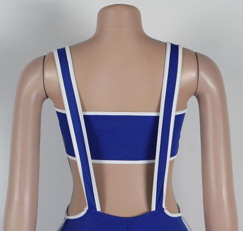 المرأة 2 قطعة الزي أنبوب المحاصيل القمم مثير Bodycon السراويل مجموعات Y2K حللا ملابس النادي in Saudi Arabia