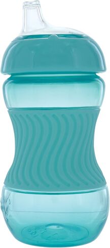 Nuby No Spill 6oz/180ml Mini Gripper Soft Silicone Spout Cup, 3 Pack, Girls, 6m+, BPA Free in Saudi Arabia