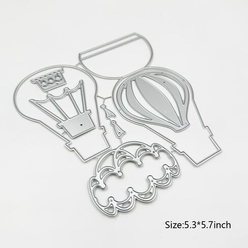 المنبثقة بالون الهواء الساخن المعادن قطع يموت الإستنسل DIY بها بنفسك سكرابوكينغ النقش الزخرفية DIY بها بنفسك ورقة بطاقات in Kuwait