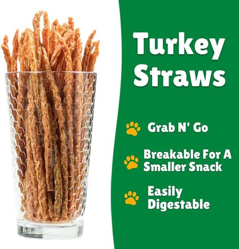 Lucky Premium Treats Sweet Potato Straws Sweet Potato Dog Treats 7oz. – All Natural Chewy Veggie Dog Treats Small Dogs & Medium Dogs – Training Reward Made in USA – Shareable Small Dog Treats in Saudi Arabia