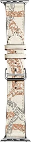 Luxury Soft Designer Leather Band Compatible with Apple Watch Series Ultra 8 7 6 5 4 3 2 1 SE, 38mm 40mm 41mm 42mm 44mm 45mm 49mm Single Tour for Women and Men in Saudi Arabia
