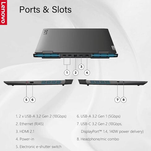 Lenovo أحدث LOQ 15.6 i5 RTX 3050 كمبيوتر محمول للألعاب، 15.6 بوصة FHD 1920*1080 144 هرتز، Intel i5-13420H (Beats i7-1255U)، NVIDIA GeForce RTX 3050، 64 جيجابايت DDR5 RAM، 4 تيرابايت SSD، لوحة مفاتيح بإضاءة خلفية، RJ-45، Wi- فاي 6، فوز 11 هوم in Saudi Arabia
